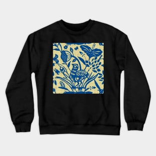 Papercut Garden (blue) Crewneck Sweatshirt